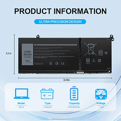 Batería de Repuesto C31N1636 para Dell Latitude 3320 3330 3420 3520 Inspiron 3510 3511 3515 - Bituli