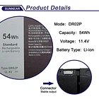 Batería de Repuesto DR02P para Dell Latitude 5440 5450 5540 5550 Precision 3480 3490 3580 - SUNNEAR 2