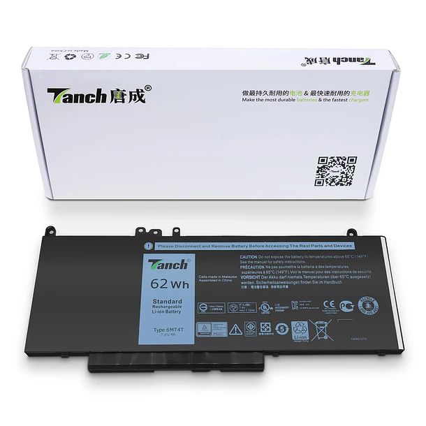 Batería de Repuesto 6MT4T para Dell Latitude 14 E5470 15 E5570 7V69Y TXF9M 79VRK HK6DV - Tanch 1