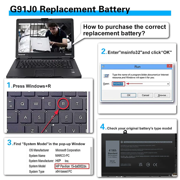 Batería de Repuesto C31N1636 para Dell Latitude 3320 3330 3420 3520 Inspiron 3510 3511 3515 - Bituli 5