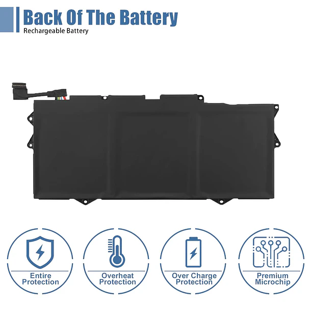 Batería de Repuesto YM15G para Dell XPS 13 9315 Series 0G9FHC G9FHC 0W6D4H W6D4H 11.55V - VANPIR 4