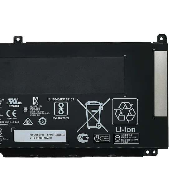Batería de Repuesto PG03XL para HP Pavilion Gaming 15-DK 15-EC 16-A/Pavilion Gaming 15t-DK0000 CTO/OMEN 5X - EPYOBW 4