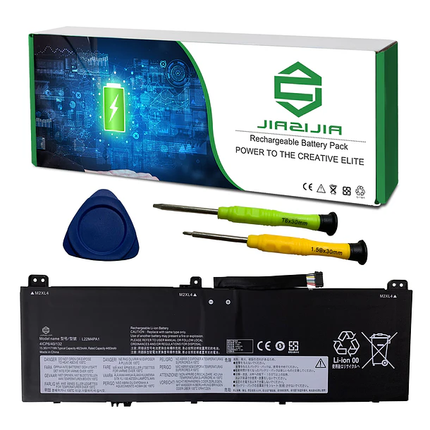 Batería de Repuesto L22M4PA1 para Lenovo Yoga 7 14ARP8 14IRL8 14IML9 16ARP8 16IRL8 Series SB11K38964 - JIAZIJIA 1