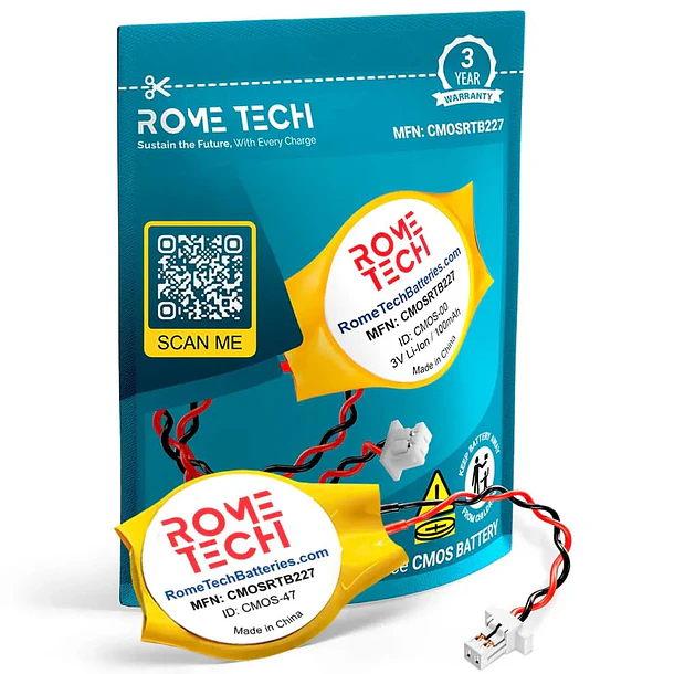 Batería CMOS RTC de Repuesto 22LONGNP2032S para Dell Alienware M17x / Inspiron 14z 5423 - Rome Tech 1