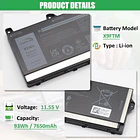 Batería de Repuesto 4K1VM para Dell Precision 7670 7680 7770 7780 Series Notebook 05JMD8 5JMD8 - RHKRKQN 2