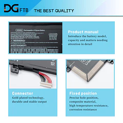 Batería de Repuesto DX06XL para HP EliteBook x360 1030 G7 1030 G8 1040 G7 1040 - DGFTB