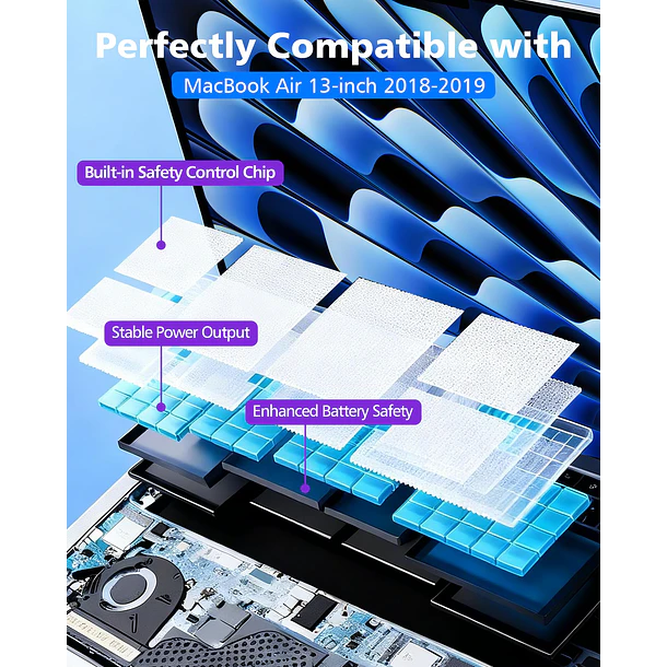 Batería de Repuesto A1965 para MacBook Air A1932, 13-Inch, 2018-2019 - KayUren 3
