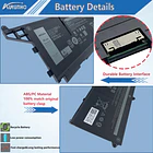 Batería de Repuesto 293F1 para Dell Latitude 7330 2-in-1 5330 2-in-1 7430 2-in-1 Latitude 7330 - AURUNHO 3