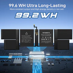 Batería de Repuesto A2976 para 16-inch MacBook Pro A2976 Laotop Battery