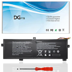 Batería de Repuesto RV8MP para Gateway GWTN156-11BK 2ICP4/76/127 for RTDPART Series 5pin Wires (7.6V 38Wh/5000mAh) - DGFTB