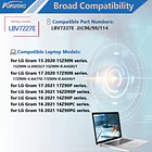Batería de Repuesto JPFMR para LG Gram 15 15Z90N 16 16Z90P 16ZD90P 16Z90PC 16Z90PG 17 - AURUNHO 5