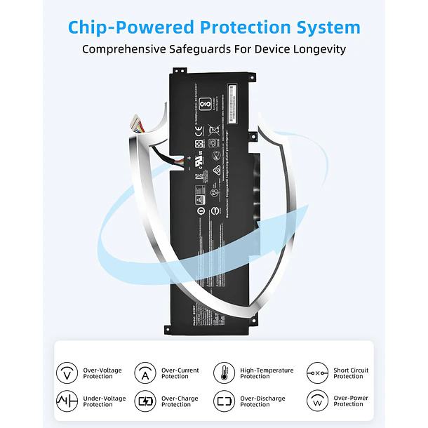 Batería de Repuesto GK5KY para MSI Katana GF66 12UGS 12UE GF76 11UC 11SC 15 B13VEK 4