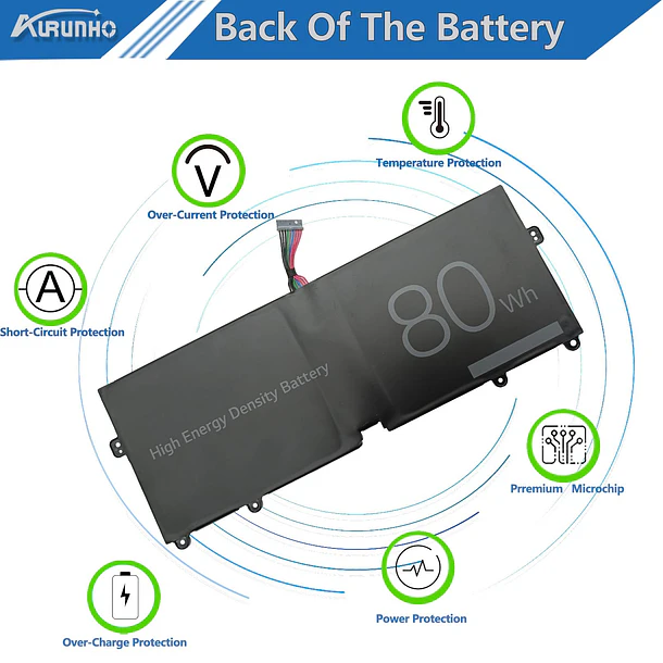 Batería de Repuesto JPFMR para LG Gram 15 15Z90N 16 16Z90P 16ZD90P 16Z90PC 16Z90PG 17 - AURUNHO 6