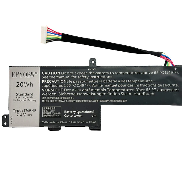 Batería de Repuesto TM9HP para Dell Latitude 13 7350 / Latitude 13 7350 Keyboard Dock - EPYOBW 2