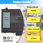 Batería de Repuesto FK0VR para Dell Latitude 5330 7330 7430 7530 Latitude 5330 2-in-1/7330 2-in-1/7430 - GlottyBatt 3