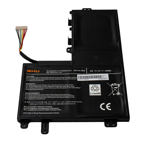 Batería de Repuesto LN06 para Toshiba Satelite U940 E45T E45T-A4100 E45T-A4200 E55 E55T-A5320 E55T-A5114 P000577250 - GHU 2