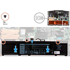 Batería de Repuesto 266J9 para DELL G3 15 (3500), G3 15 (3590),G5 15 (5500), G5 - DELL 3
