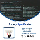 Batería de Repuesto C41N2102 para Asus NR2201 NR2201ZA, ROG Flow Z13 GZ301 - ANTIEE 2