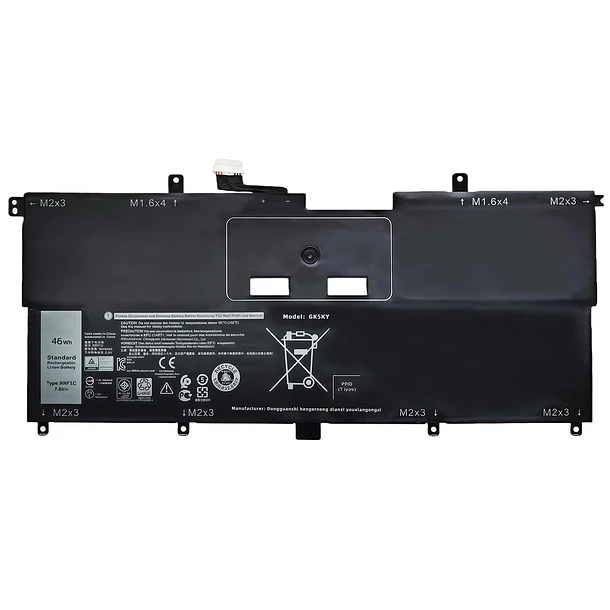 Batería de Repuesto GK5KY para Dell XPS 13 9365 2-in-1 13-9365 P71G P71G001 NNFIC 0NNF1C - Jbery 1