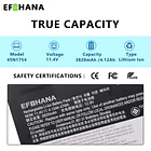 Batería de Repuesto 45N1754 para Lenovo ThinkPad E450 E450C E455 E460 E465 E475 E470 E460C - EFOHANA 2