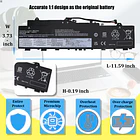 Batería de Repuesto L19M3PF3 para IdeaPad 5-14IIL05 5-14ARE05 5-14ITL05 5-14ALC05 5-14IAL7 5-14ABA7 Series Laptop Battery - GlottyBatt 5