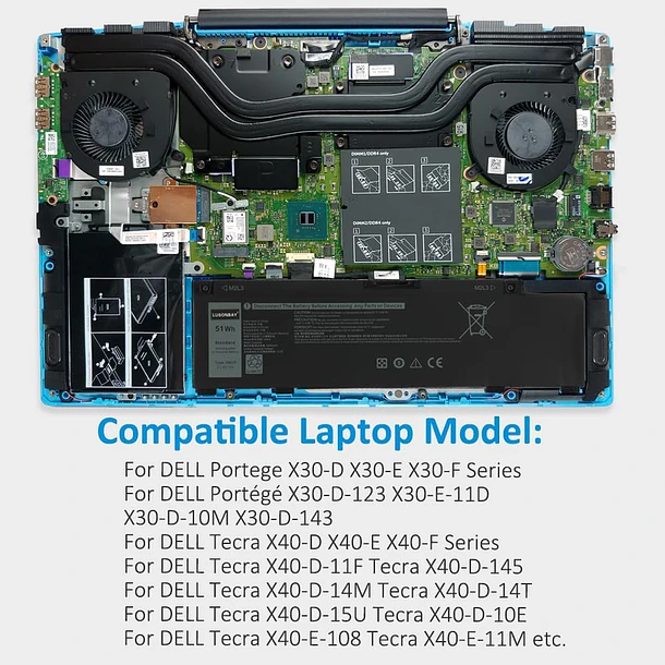 Batería de Repuesto 266J9 para Dell G3 15 3500 3590 3790 G5 15 5500 SE - LUSONBAY 6