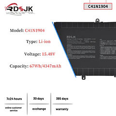 Batería de Repuesto B31N1631 para Asus ZenBook 13 BX325JA UM325SA UM325UA UX325EA UX325JA 14 UM425IA