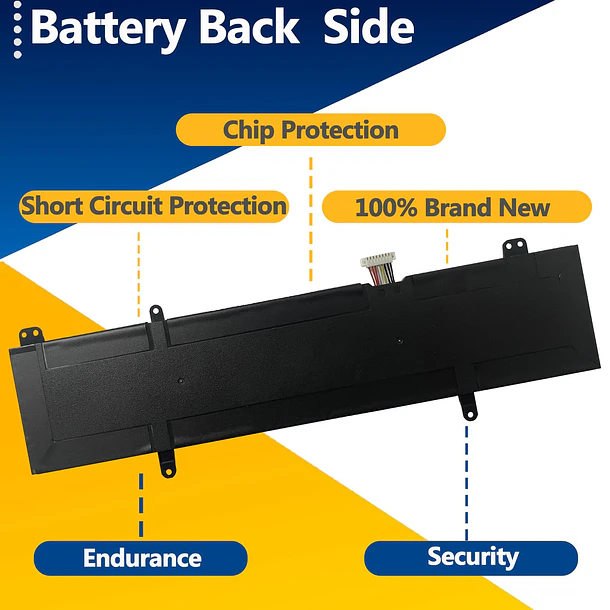 Batería de Repuesto JPFMR para Asus VivoBook S14 S406UA-GS8202T S410 S410UN S410UF S410UA S410UQ S410UQ-NH74 - TAVZENL 4