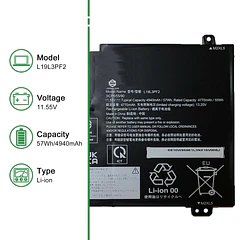 Batería de Repuesto L19L3PF2 para Lenovo IdeaPad 5 15ABA7 15ALC05 15ARE05 15IAL7 15IIL05 15ITL05 Series - JIAZIJIA