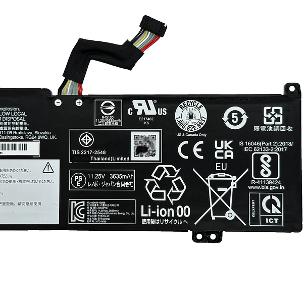 Batería de Repuesto L19C3PF6 para Lenovo IdeaPad 3-17ADA05 3-17ARE05 3-17IML05 3-17IIL05 V17-IIL Series L19L3PF4 L19L4PF2 - EPYOBW 3