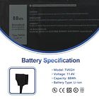 Batería de Repuesto TVKGH para Dell Latitude 9510 / Latitude 9520 2-in-1 - TVKGH 2