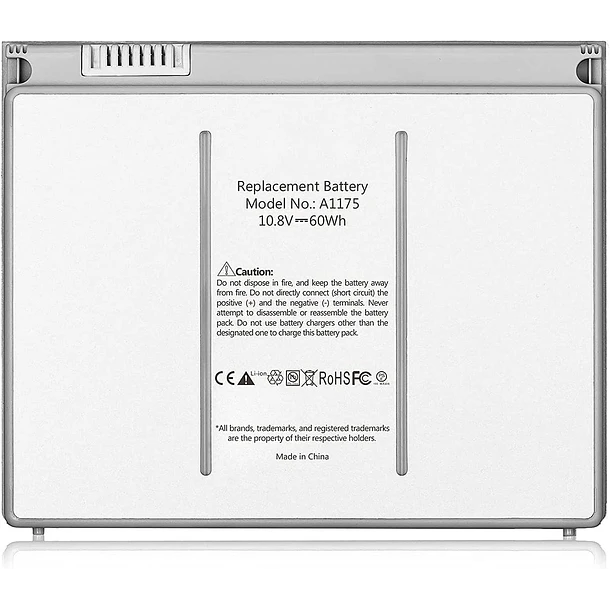 Batería de Repuesto BT04XL para 2006 2007 2008 Version) Laptop Battery Replacement for MacBook Pro - HBFVG 1