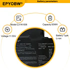 Batería de Repuesto C31N1836 para ASUS Chromebook C204MA C204MA-BU0005 Chromebook C214MA C214MA-BU0038 C214MA-BU0024 Chromebook Flip - EPYOBW 3