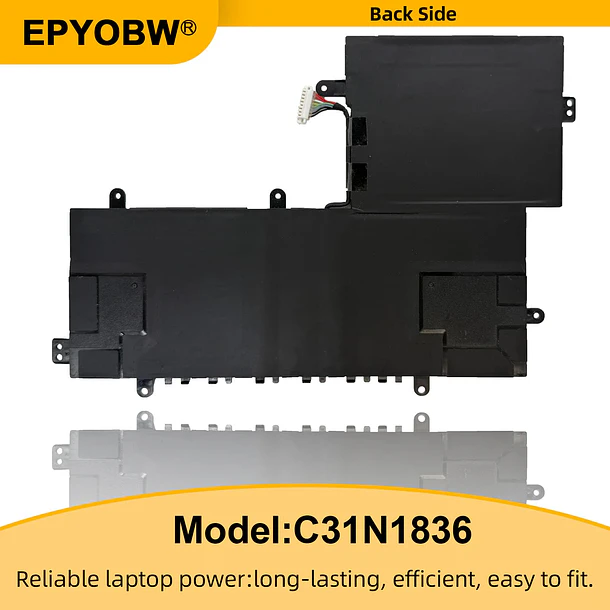 Batería de Repuesto C31N1836 para ASUS Chromebook C204MA C204MA-BU0005 Chromebook C214MA C214MA-BU0038 C214MA-BU0024 Chromebook Flip - EPYOBW 6