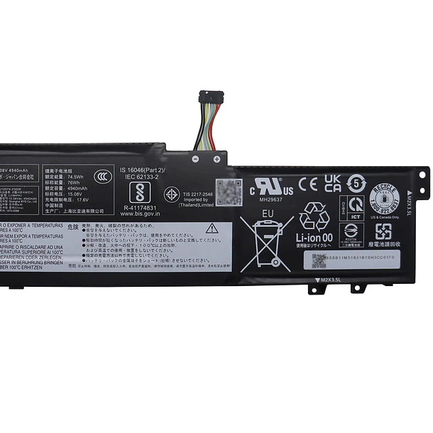 Batería de Repuesto L23B4PK3 para Lenovo IdeaPad Slim 5-16IMH9 5-16AHP9 5-16IRU9 Series L23M4PK3 L23D4PK3 SB11M51931 - EPYOBW 4