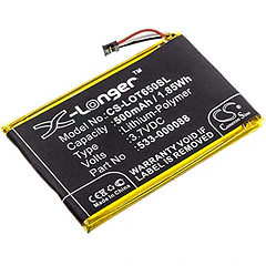 Batería de Repuesto CS-LOT650SL para Logitech MX Master Touchpad T650 1506 533-000088 HB303450 (500mAh) - BORNMIO