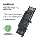 Batería de Repuesto P83V9 para Dell Precision 5470 5480 5490 Series Notebook 0CDTT2 CDTT2 0YXP8T - INTIFO 4