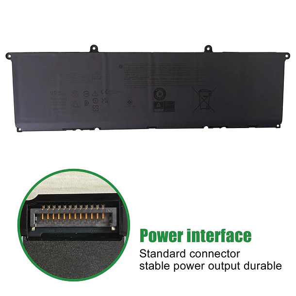 Batería de Repuesto RWFFJ para XPS 16 9640 2024 D1948TS D1848TS D2968TS D1968TS Series Notebook - JIAZIJIA RWFFJ 3
