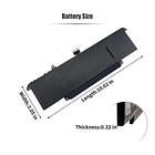 Batería de Repuesto P83V9 para Dell Precision 5470 5480 5490 Series Notebook 0CDTT2 CDTT2 0YXP8T - INTIFO 6