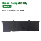 Batería de Repuesto RWFFJ para XPS 16 9640 2024 D1948TS D1848TS D2968TS D1968TS Series Notebook - JIAZIJIA RWFFJ 5
