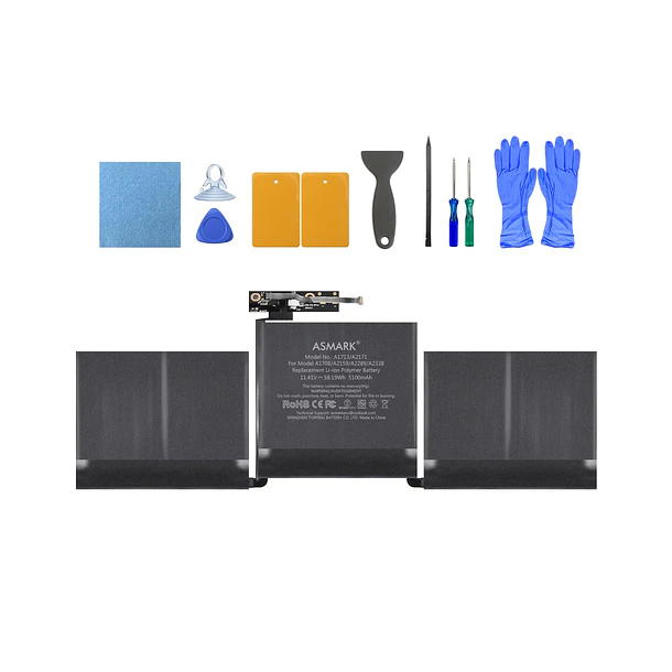 Batería de Repuesto A1713/A2171 para MacBook Pro A2159, 13-Inch, 2019 - ASMARK 1