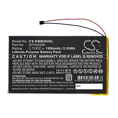 Batería de Repuesto CS-KBM204SL para Kobo Aura HD N204-KBO-B - XSPLENDOR