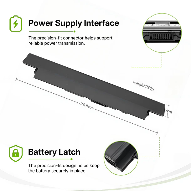 Batería de Repuesto A41N1421 para Asus PRO452S PRO552S PU551LA P2430U P2430UJ P2520L P2520LJ P2530U P2530UJ - Tanch 4