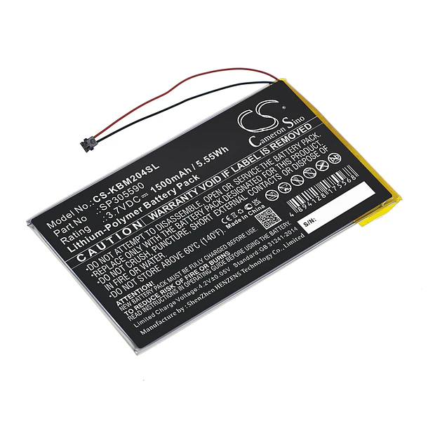Batería de Repuesto CS-KBM204SL para Kobo Aura HD N204-KBO-B - XSPLENDOR 3