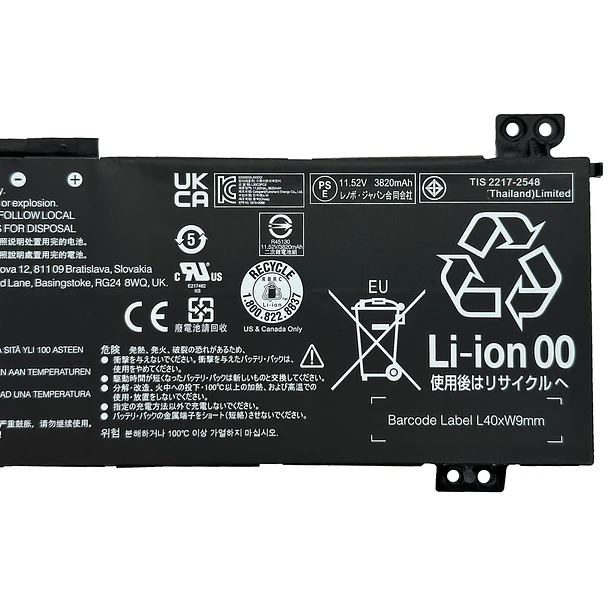Batería de Repuesto L20C3PC2 para Lenovo ideapad Gaming 3-15IHU6 3-15ACH6 Series L20M3PC2 L20D3PC2 5B11B96718 SB11B96717 - EPYOBW 4