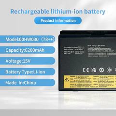 Batería de Repuesto BT04XL para Lenovo ThinkPad P70 20ER 20ES ThinkPad P71 20HK Series(15V 96Wh) - HBFVG