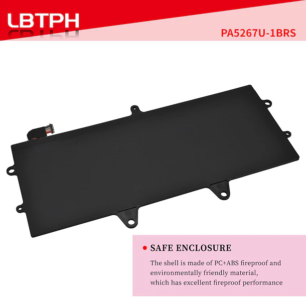 Batería de Repuesto PA5267U-1BRS para Toshiba Portege X20W-D-10Q X20W-D-11N X20W-D1252 -E-10X -D-14G -E-BTO -D-10R X20W-E - LBTECH 4