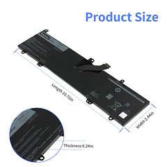Batería de Repuesto 0JV6J para Dell Inspiron 11-3162 – 0JV6J 7.6V - KingSener