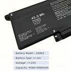 Batería de Repuesto CGR6V para Dell Pro 16 Plus PB16250 Pro 16 PC16250 Pro 14 - Yafda 3