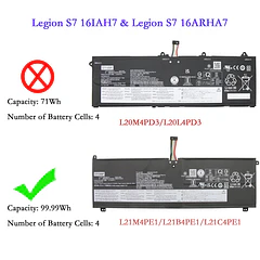 Batería de Repuesto L21M4PE1 para diversos equipos compatibles según modelo L21M4PE1 - EPYOBW